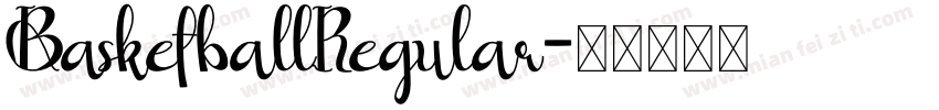 BasketballRegular字体转换