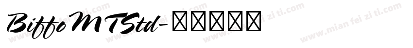 BiffoMTStd字体转换