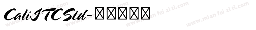 CaliITCStd字体转换