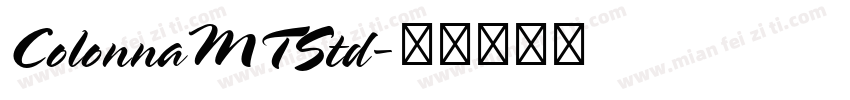 ColonnaMTStd字体转换