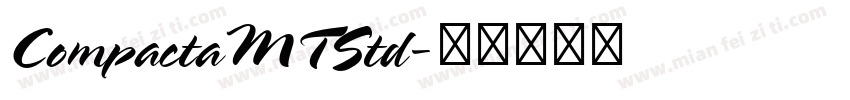 CompactaMTStd字体转换
