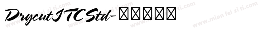 DrycutITCStd字体转换