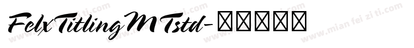 FelxTitlingMTstd字体转换