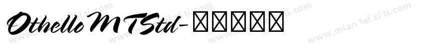 OthelloMTStd字体转换