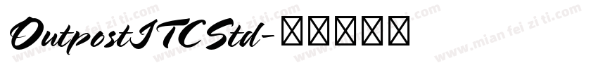 OutpostITCStd字体转换