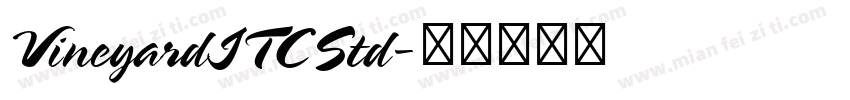 VineyardITCStd字体转换