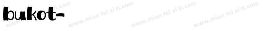 bukot字体转换