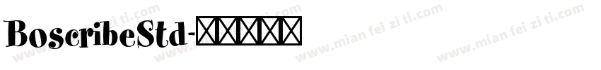 BoscribeStd字体转换