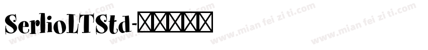 SerlioLTStd字体转换