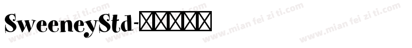 SweeneyStd字体转换