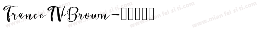 FranceTVBrown字体转换