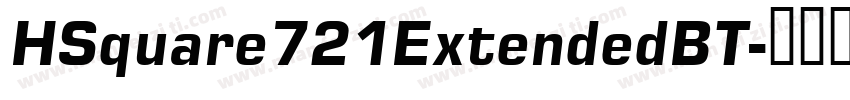 HSquare721ExtendedBT字体转换