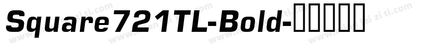 Square721TL-Bold字体转换