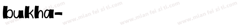 bukha字体转换