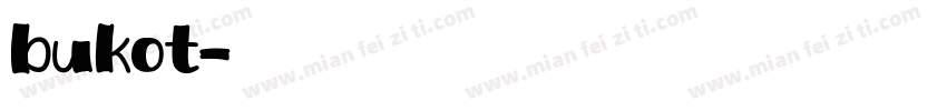 bukot字体转换
