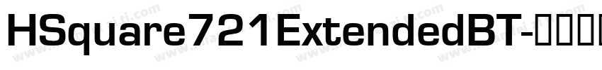 HSquare721ExtendedBT字体转换
