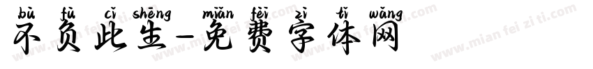 不负此生字体转换