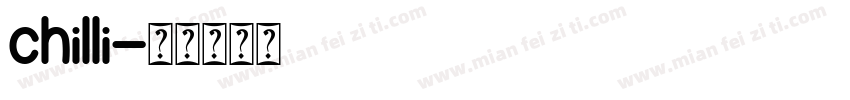 chilli字体转换
