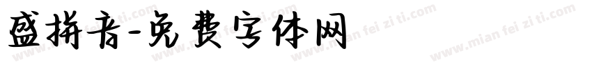 盛拼音字体转换