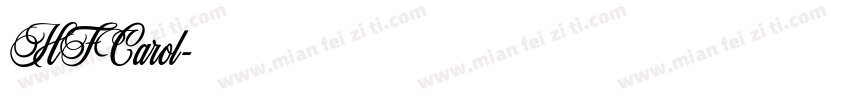HFCarol字体转换