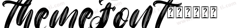 themeFont字体转换
