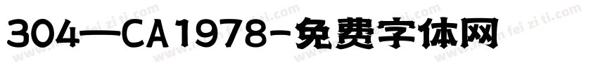 304—CA1978字体转换