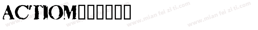 actiom字体转换