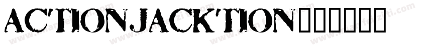 actionjacktion字体转换