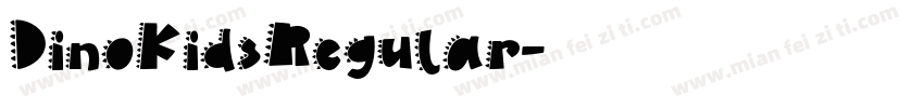 DinoKidsRegular字体转换