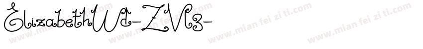 ElizabethWd-ZVl3字体转换