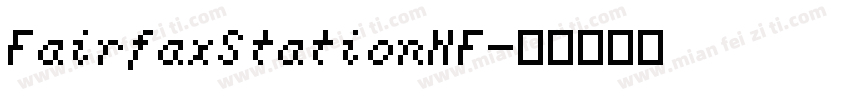 FairfaxStationNF字体转换