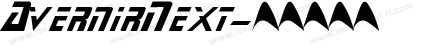 AvernirNext字体转换