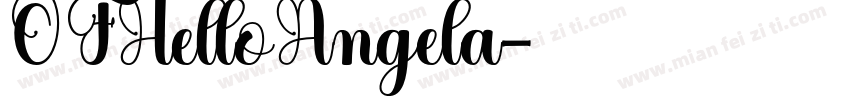OFHelloAngela字体转换