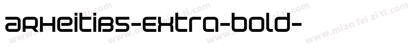 ARHeitiB5-Extra-bold字体转换