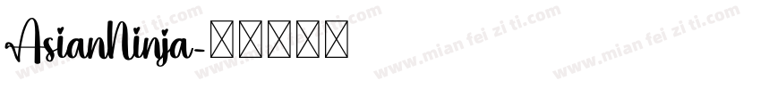 AsianNinja字体转换