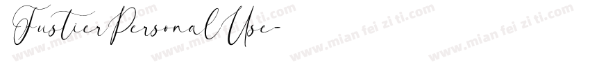 FustierPersonalUse字体转换