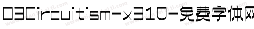 D3Circuitism-x310字体转换