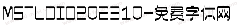 MSTUDIO202310字体转换