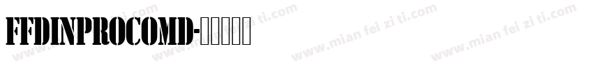 FFDINProComd字体转换