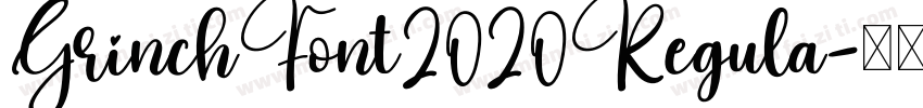 GrinchFont2020Regula字体转换