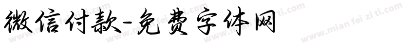 微信付款字体转换