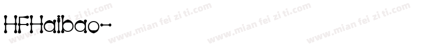 HFHaibao字体转换
