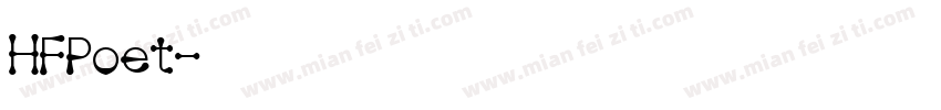 HFPoet字体转换