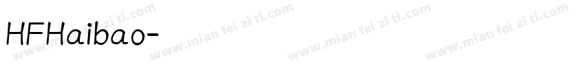 HFHaibao字体转换