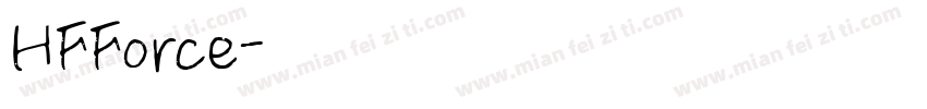 HFForce字体转换