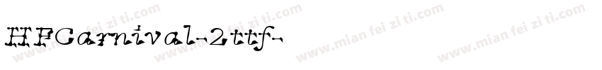 HFCarnival-2ttf字体转换