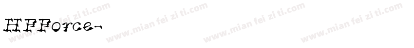HFForce字体转换