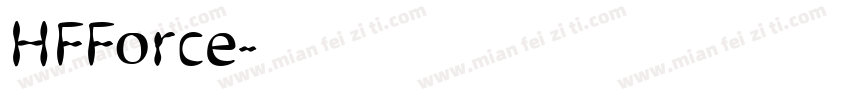 HFForce字体转换