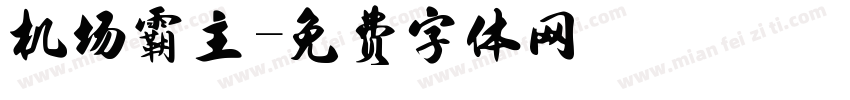 机场霸主字体转换