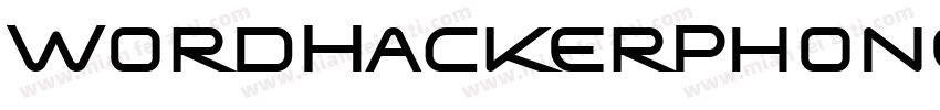 WordHackerPhonetic字体转换